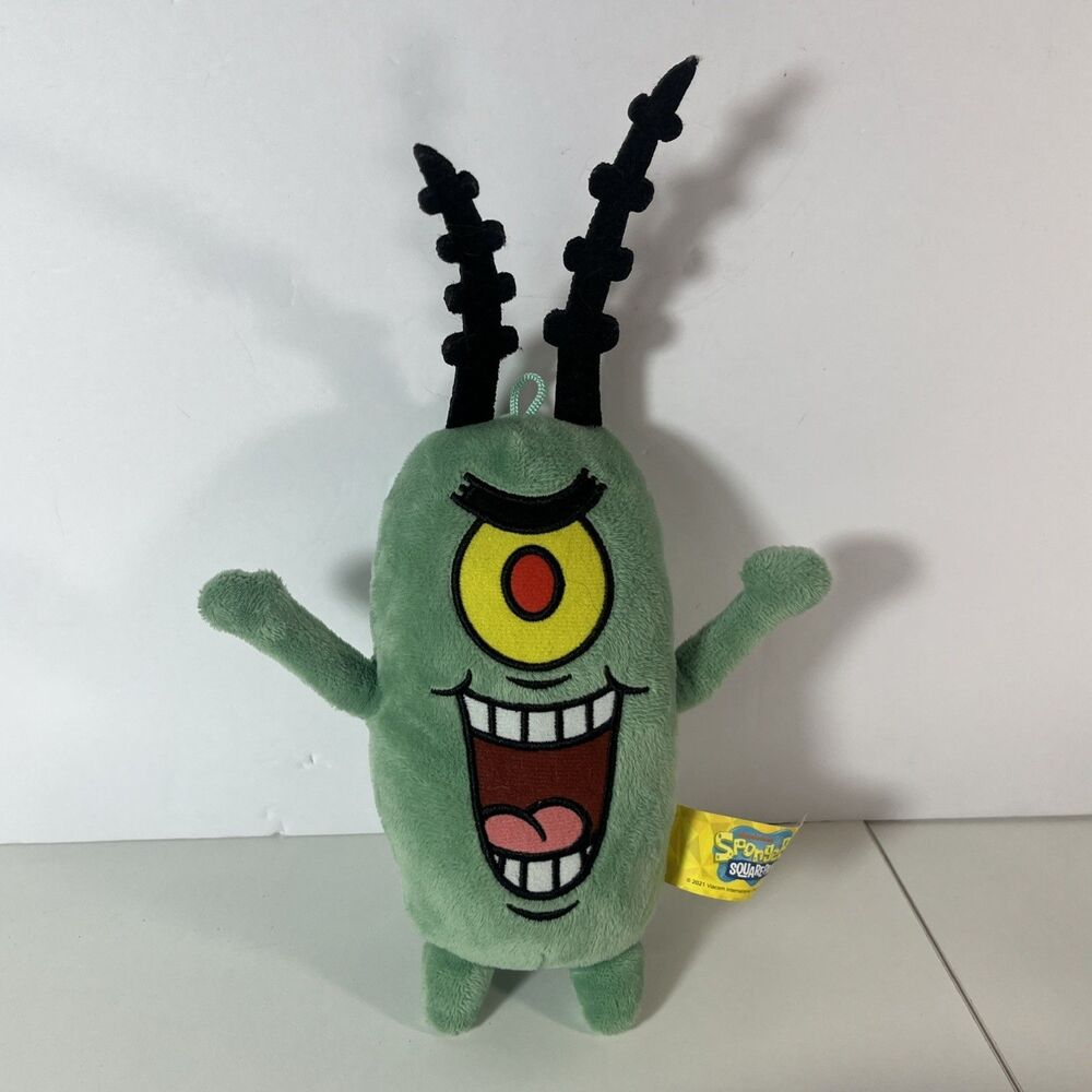 Spongebob Squarepants Plush Cartoon Character Plankton Stuffed Toy 12”